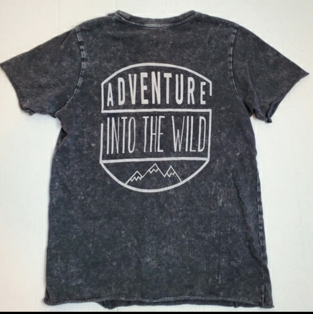Adventure Into the Wild Black Tee Shirt
